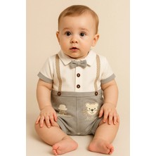 GMG Collection Baby Papyonlu Tulum Little Gentleman Gri