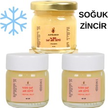 Apimed Saf Arı Sütüdoğal, Taze ve Soğuk Zincirli Gönderim | Enerji ve Bağışıklık Desteği (3*40GR)