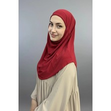 Levamor Kadın Viskon Likralı Kendinden Boneli Pratik Hazır Şal