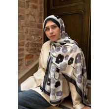 Levamor Kadın Empirme Soft Flory Şal Desenli Pamuklu Likralı Yumuşak Dokulu Şık Şal