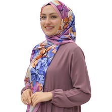 Levamor Kadın Desenli Ipek Bambu Karışımlı Kristal Şal