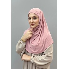 Levamor Kadın Viskon Likralı Kendinden Boneli Pratik Hazır Şal