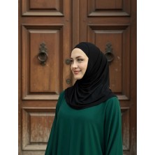 Levamor Kadın %100 Pamuk Boneli Penye Hazır Pratik Şal