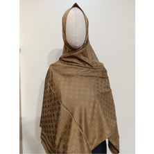 Esima Butik Kare Desen Özel Seri Ipeksi Dokulu Jakar Şal