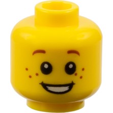 LEGO Minifigür Parçaları: Kafa: 3626PB0471