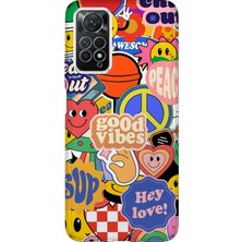 Lelia Xiaomi Redmi Note 11 Pro Uyumlu Baskılı Şeffaf Telefon Kılıfı | Koleksiyon: Chromatica Aura