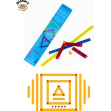 Glanart Matematik Metaryeli Geometri Şeridi 1 Kutu