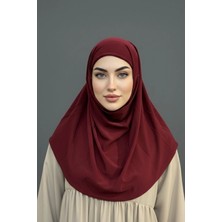 Levamor Kadın Viskon Likralı Kendinden Boneli Pratik Hazır Şal