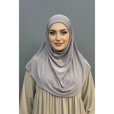 Levamor Kadın Viskon Likralı Kendinden Boneli Pratik Hazır Şal