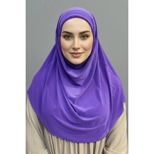 Levamor Kadın Viskon Likralı Kendinden Boneli Pratik Hazır Şal