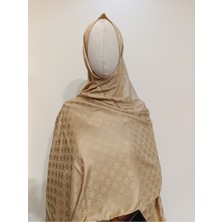 Esima Butik Kare Desen Özel Seri Ipeksi Dokulu Jakar Şal