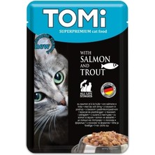Hnrlishp Tomi  Somon & Alabalık Pouch Mama 100GR