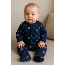 GMG Collection Baby Lacivert Pisi Pisi Tulum