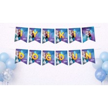 Çavuş E-Ticaret Frozen Elsa Konseptli Iyiki Doğdun Yazılı Banner Flama Doğum Günü Parti Yazıları