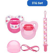 Wee Baby 2’li Damaklı Emzik No:2 - Kız (Kutu ve Band Seti)