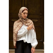 Levamor Kadın Empirme Soft Lara Desenli Pamuklu Likralı Yumuşak Şal