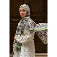 Levamor Kadın Empirme Soft Lara Desenli Pamuklu Likralı Yumuşak Şal