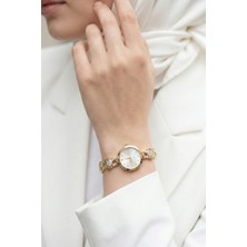 inStyle Gold Şekilli Kordonlu Zarif Kadın Kol Saati