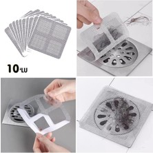 Mikasso 10'lu Banyo ve Mıutfak Lavabo Koku Önleyici ve Haşere Böcek Önleyici Gider Filtresi Rattan