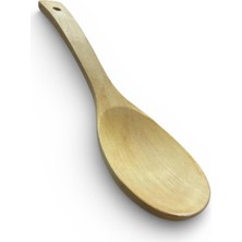 Güzelyüz Avm Ahşap Yemek Servis Kaşığı 27 cm 02a