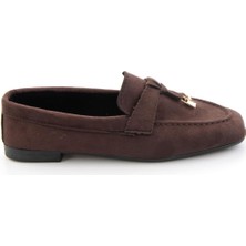 Bambi Kahve  Kadın Loafer Ayakkabı K01360060172
