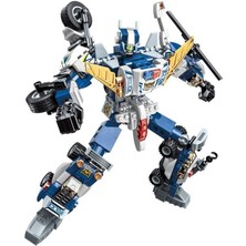 NessiWorld KP-41104 Polis Araçları Blok Seti -Vagon Life