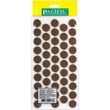 Mikasso 20MM Yuvarlak Yapışkanlı Keçe Kahverengi