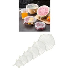 Mikasso Silikon Streç Kapağı 6'lı Silikon