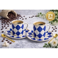 Ayzem Star New Bone 2 Kişilik Kahve Fincan Takımı 90ML