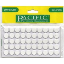 Mikasso Yapıșkanlı Eva Sünger Bazlı Çekmece Dolap Kapi Ses Stoperi 2mm - 50 Adet Kolay Yapışkanlı Beyaz