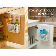 Mikasso 2'li Lüks Plastik Askılı Dolap Düzenleyici Dolap Içi Askılı Düzenleyici Beyaz Plastik Beyaz Tr