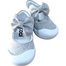 Cool Darla Ilkadım Bebe Baletli Simli Babet Gümüş