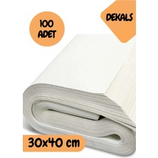 Mikasso 100 Adet 30X40 Tabak-Bardak Eşya Sarma Koruma Taşıma Taşınma Paketleme Ambalaj Kağıdı 30 x 38