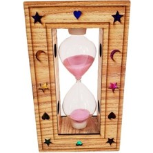 Ett Ahşap Işıklı Kum Saati