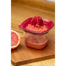 Mikasso Pure Limonluk Portakal Meyve Narenciye Limon Sıkacağı Kırmızı Org-90 Plastik