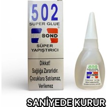 Mikasso 502 Japon Süper Hızlı Yapıştırıcı Saniyede Kurur