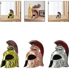 Ett Metal Dekoratif Şövalye Miğferi