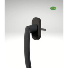 mikasso  metal siyah renk pimapen pvc pencere kolu (metal malzeme) metal