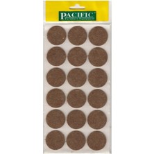 Mikasso Yapışkanlı Masa Sandalye Keçesi Zemin Koruyucu Keçe Yuvarlak 1 Paket (35 Mm) Kahverengi