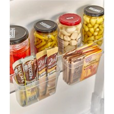 Mikasso 2 Adet Mini Depolama Rafı Organizatör Buzdolabı Baharat Kutusu Kırtasiye Ofis Okul Malzemeleri Plast