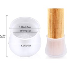 NessiWorld Masa ve Sandalye Ayak Koruyucu Silikon 12 Adet