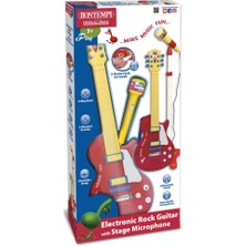 NessiWorld Elektronik Ayaklı Mikrofonlu Gitar Seti Kırmızı