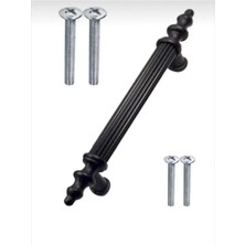 Mikasso Kumru 96 mm Mat Siyah Çekmece Dolap 10 Adetli Alım Metal Urun Siyah