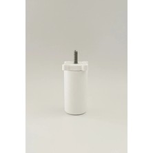 Mikasso Koltuk & Kanepe Ayarlı Orta Destek Ayağı 9,5-13CM. (1 Adet) Beyaz