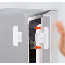 NessiWorld 4 Adet Buzdolabı, Çekmece ve Dolap Kapağı Çocuk Kilidi