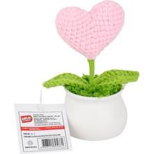 Nessiworld Fl-7 12Lİ Kroşe Örgü Saksıda Kalp