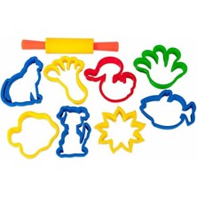 NessiWorld ERN-015 Poşetli Oyun Hamuru Kalıplar Büyük Şekiller - Eren Eğitici Oyuncak