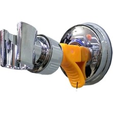 Mikasso Vakumlu Vantuzlu Duş Askı Aparatı Mafsal Duş Takımı Beyaz