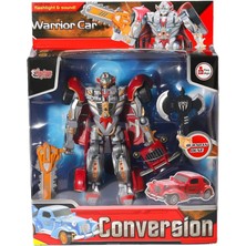 NessiWorld HW-668-1-2 Işıklı Dönüşebilen Robot Araba -Vardem