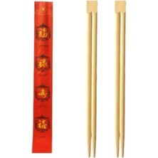 Mikasso Bamboo Chopsticks 10 Çift Yıkanabilir Çin Yemek Çubuğu Plastik